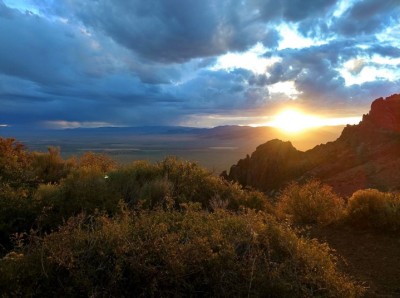 Sunset near Orient Mine